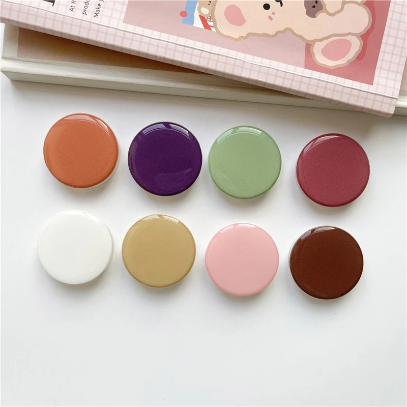 

Popped Luxury Glossy Phone Sockets for iPhone 12 13 Foldable Stretch Grip Tok Phones Holder Finger Ring Stand for Xiaomi Huawei