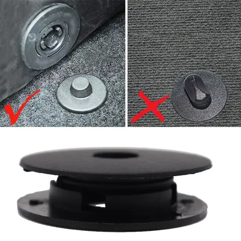 2 Kit For Audi A3 8P 2003 - 2013 A4 B8 A5 8T A1 8X A6 C7 A7 A8 Q5 8R Q3 TT Floor Mat Carpet Grip Holder Fixing Clamp Hooks Clip 12 best sales audi a6 c7 - №11