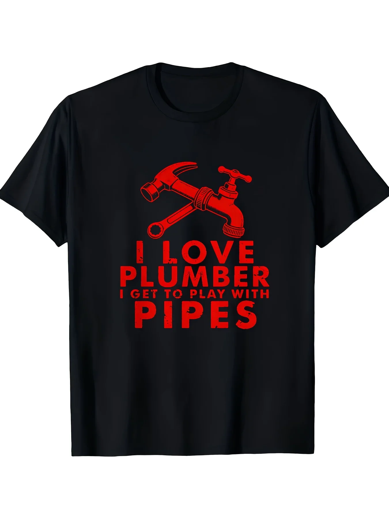 New 1pc Men' Funny Electrician Humor T-Shirt - Engineer-Themed Casual Round Neck Tee with Circuit Board, Suitable for Outings, P