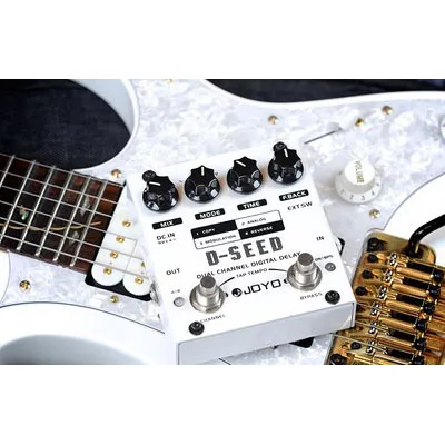 

JOYO D-SEED White Color Good Quality Digital Delay Guitar Effect Pedal Hot Product Electric Guitar Effect