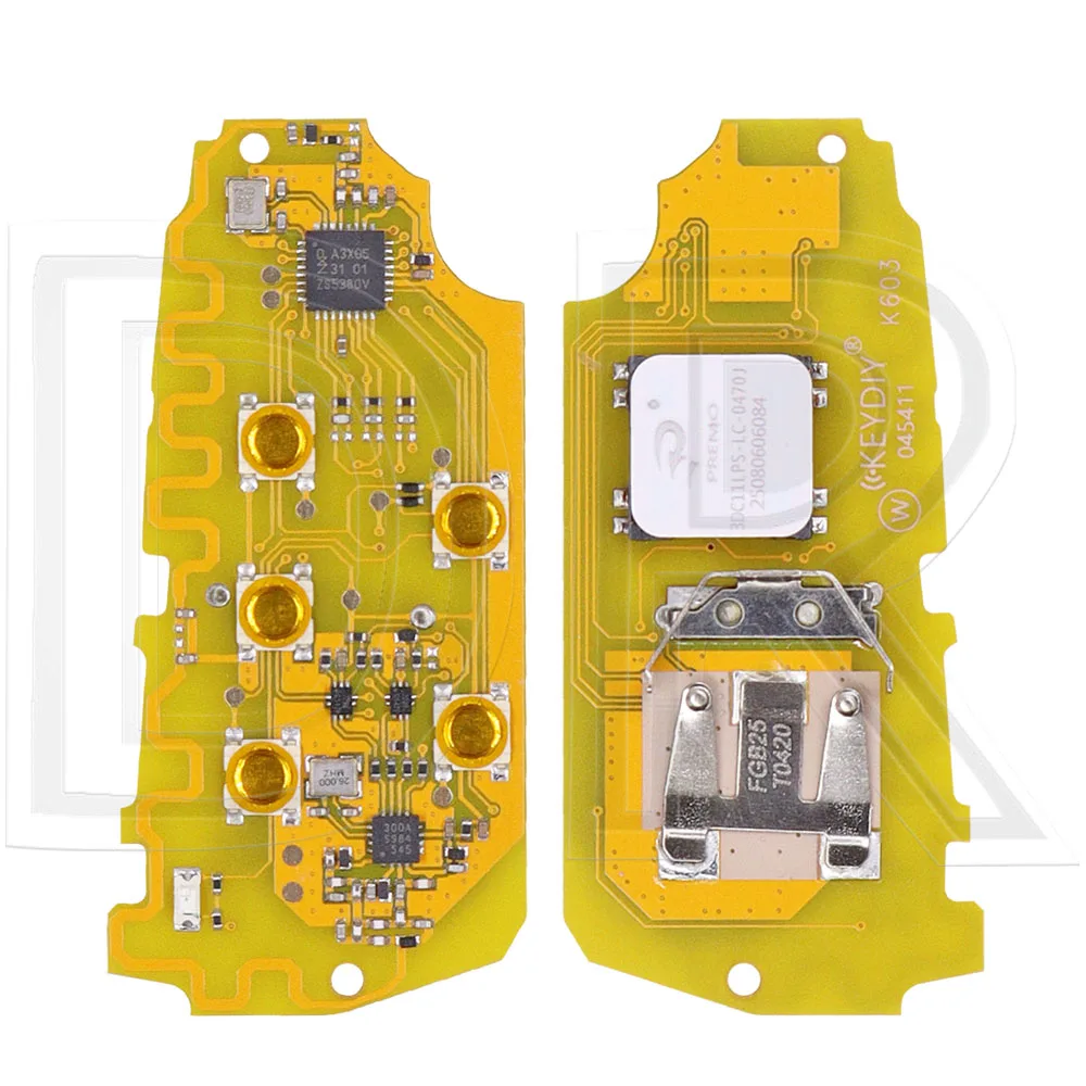 Great FBG25-5 Support MQB49/5C 5D No UWB Also Can As ZB Used KEYDIY PCB Car Key Or Shell For VW Volkswagen Porseche BMW Audi view 2