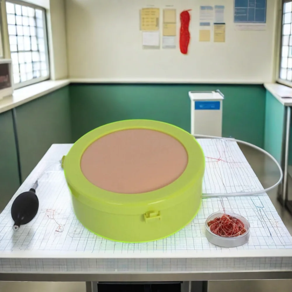 PVC Abdominal Cutting and Suturing Simulator for Medical Training & Teaching