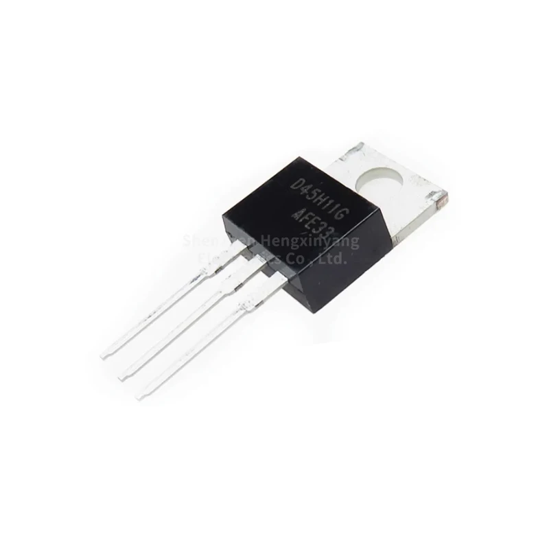 10pcs  D45H11G bipolar transistor TO220 Silkscreen D45H11 10A 80V