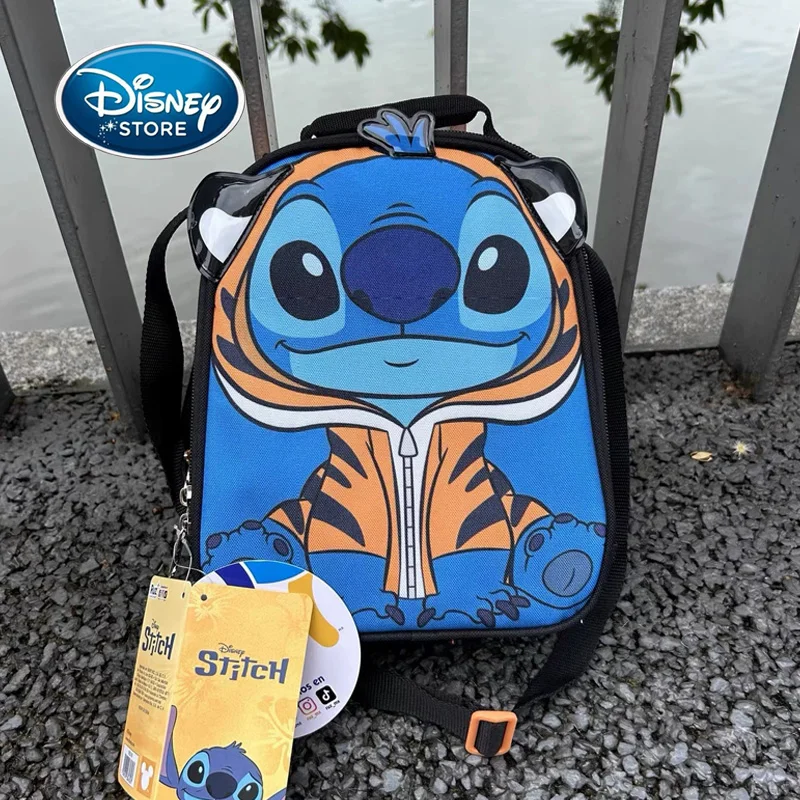 

Disney Lunch Bag Cartoon Backpack Stitch Cosplay Tiger Crossbody Insulation Bag Student Shoulder Bag Bento Bags
