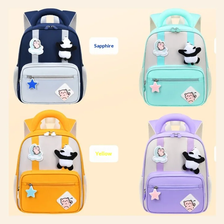 

New style schoolbag, cute cartoon design, children's backpack,lightweight and burden-reducing, student backpack schoolbag