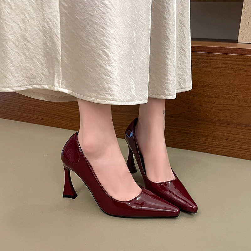 

Sexy High Heels Women's 2026 Summer New Small Pointed Toe Slip-on Temperament Single Shoes