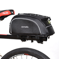 Anmeilu Bike Bags Large Capacity Bicycle Carrier Bag Luggage Bike Rear Mountai Basket Waterproof Pannier Trunk Seat Saddle Bags