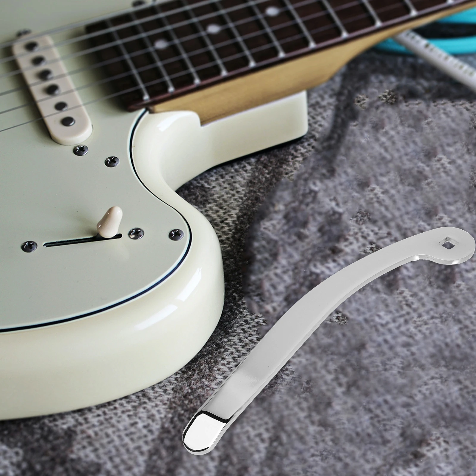 

1 set 1 Set Metal Bridge Parts Electric Guitar Tremolo Arm Whammy Bar Replacement Sturdy Thread Vibrato Arm For String Tension