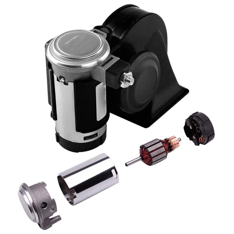 

Snail Air Horn With Relay Wire Harness 24V 150Db Super Loud Two Tone Car Horn For Truck Motorcycle Replacement Parts Accessories