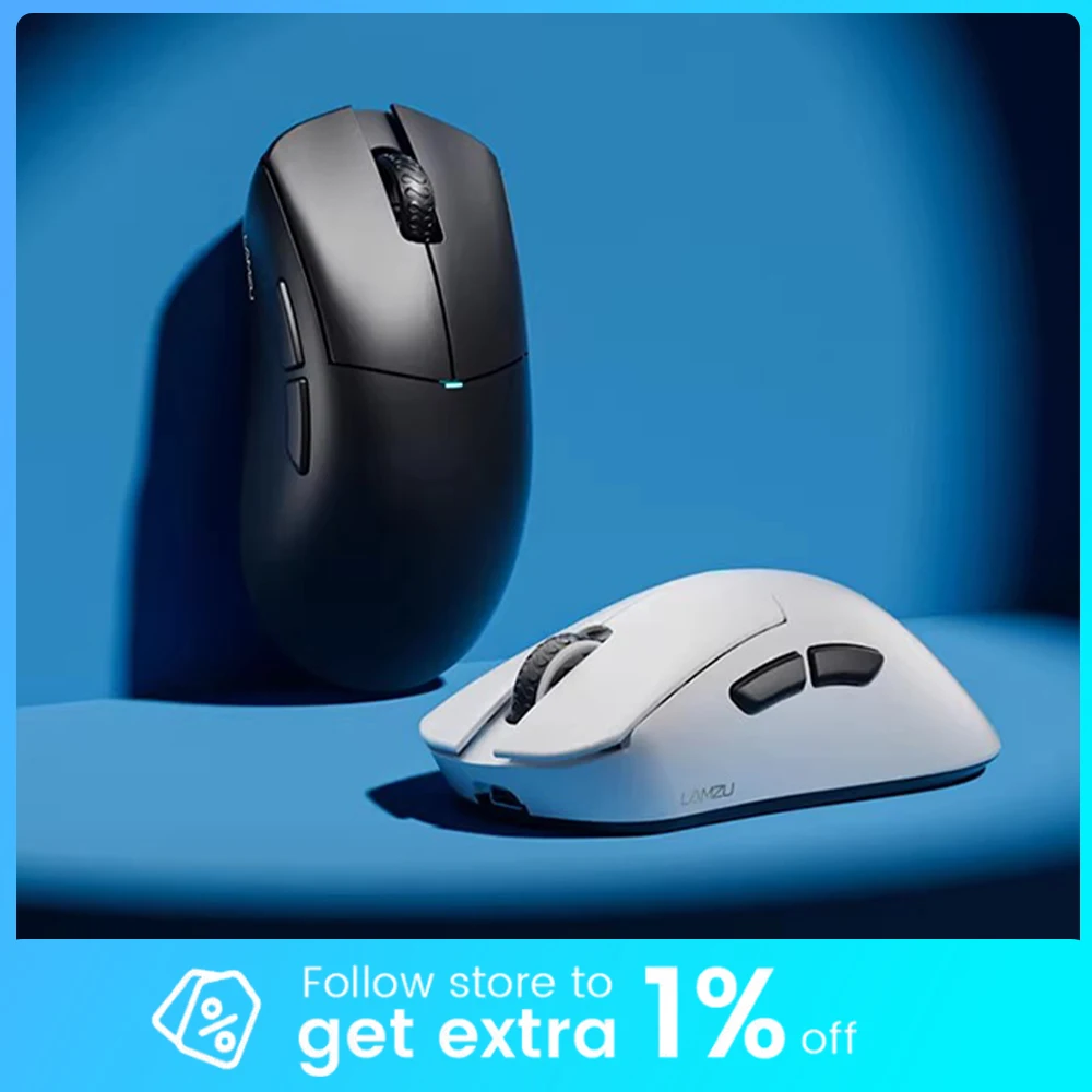 

LAMZU PARO Wireless Mouse PIXART3950 Sensor Nordic52840 8K FPS Gaming Mouse 48g Lightweight PC Gmaer Accessories Gifts
