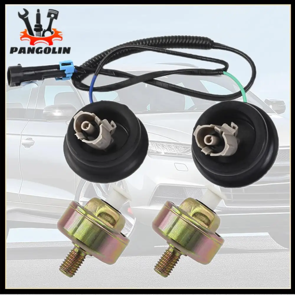 

2Pcs Knock Sensor 10456603 12589867 12601822 8104566030 For Buick Rainier GM LS1 LQ4 LQ9 6.0 5.3 5.7 Knock Harness Accessories
