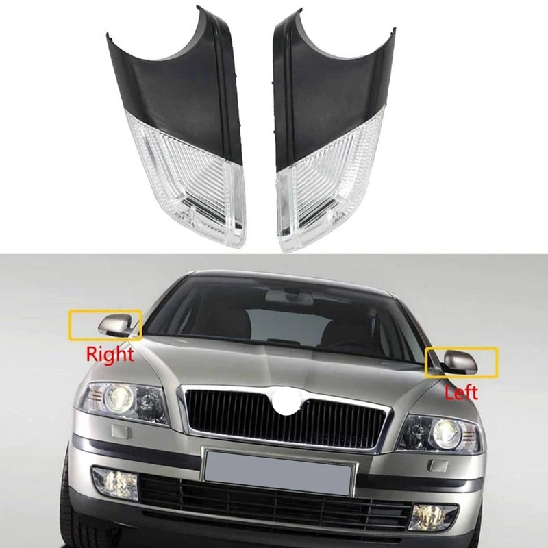 For -POLO Sedan 2005-2009 For Skoda Octavia Side Mirror Turn Signal Light Rear View Mirror Lamp 6QD949101 6QD949102