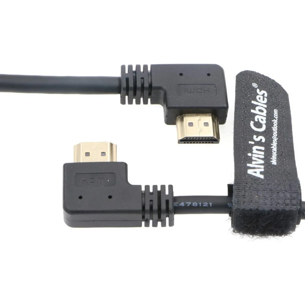 

Alvin's Cables Z Cam E2 L Shape 4K 60P HDMI Cable Right Angle to Right Angle High Speed HDMI Cord for Atomos Shinobi Ninja V