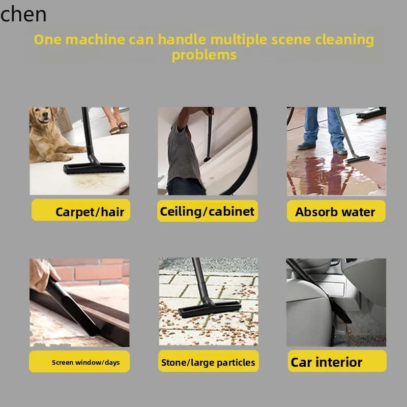 Aspirapolvere HTT, alta potenza e alta aspirazione, forte autolavaggio, bellissima decorazione con cucitura, aspirapolvere industriale