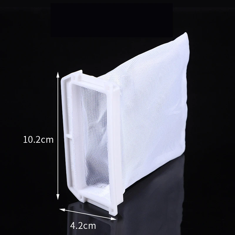 2Pcs Universal General Chip Line Lint Mesh Filter Dust bag filters For Panasonic washing machine repair parts 10.2*4.2cm