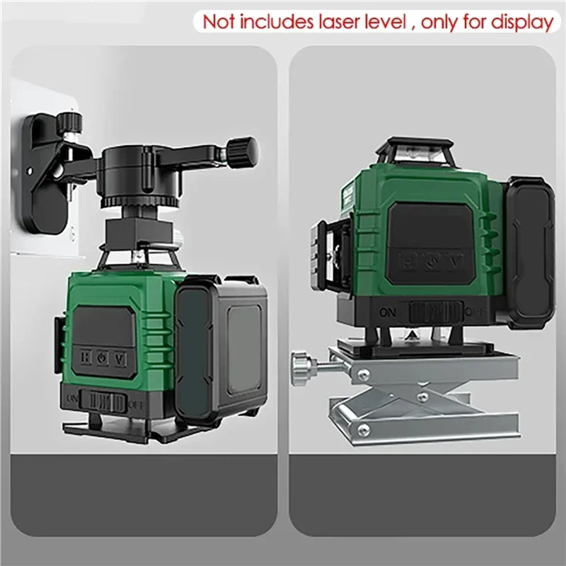 Adjustable Rotating Base Universal Level Measurement Auxiliary Accessories Wall Bracket/Lifting Platform 3PCS/Set-AB09