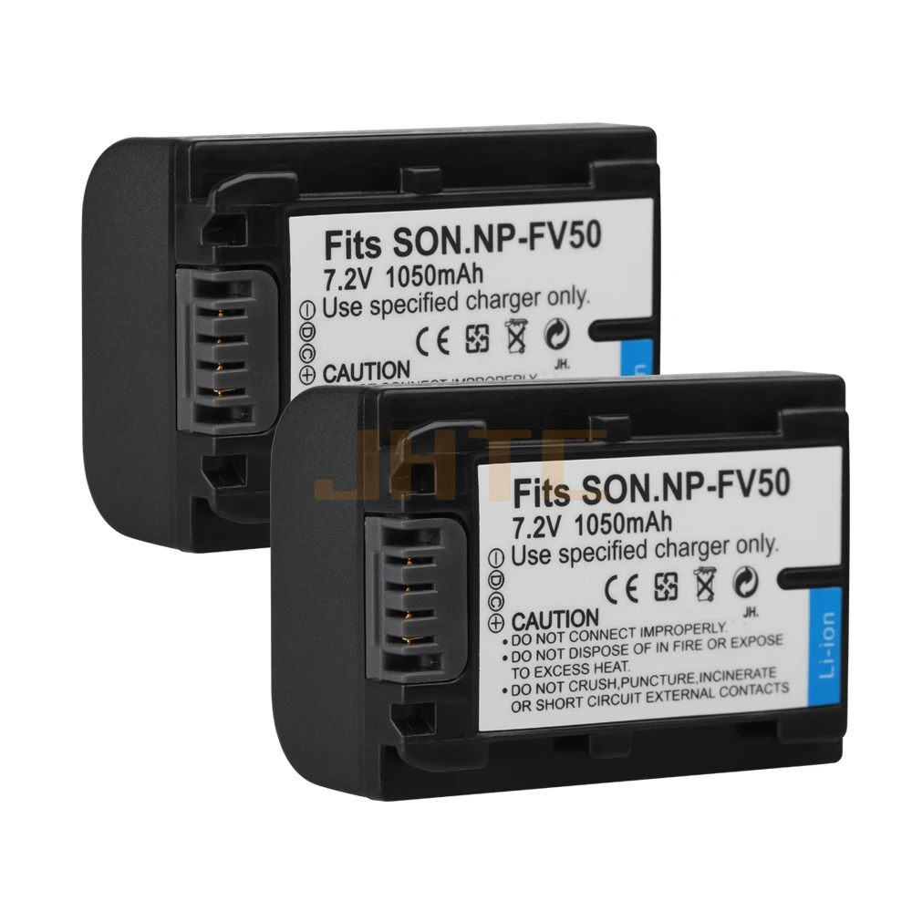 1050mAh NP-FV50 NP FV50 Battery For Sony NP-FV30 NP-FV40 HDR-CX150E HDR-CX170 HDR-CX300 Camera Batterie For NPFV50