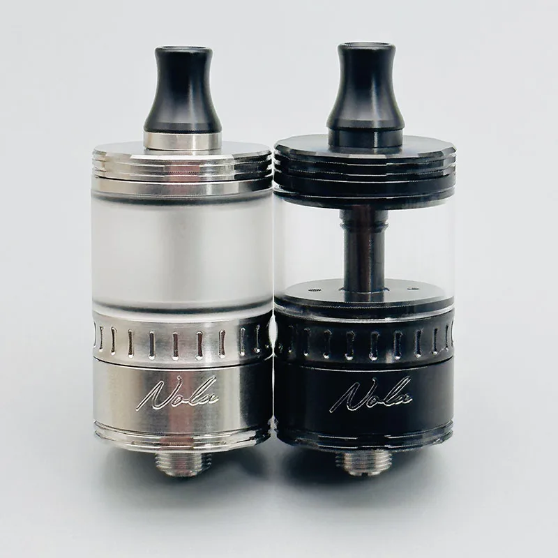 vape NOLA MTL RTA 22 مم 3.2 مل 316ss رذاذ علوي قابل لإعادة البناء بملف واحد مع دبوس هواء 0.8/1.2/1.5/1.8/2.0/2.5/3.0/3.5 مم