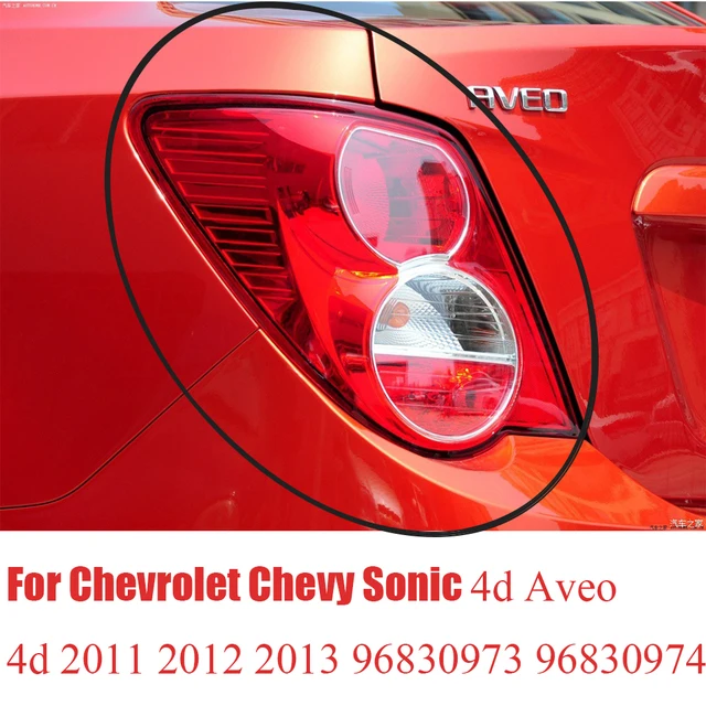 Światła tylne tylne światło hamowania włącz sygnał ostrzegawczy lampa przeciwmgielna dla chevroleta Chevy Sonic 4d Aveo 4d 2011 2012 2013 96830973 96830974