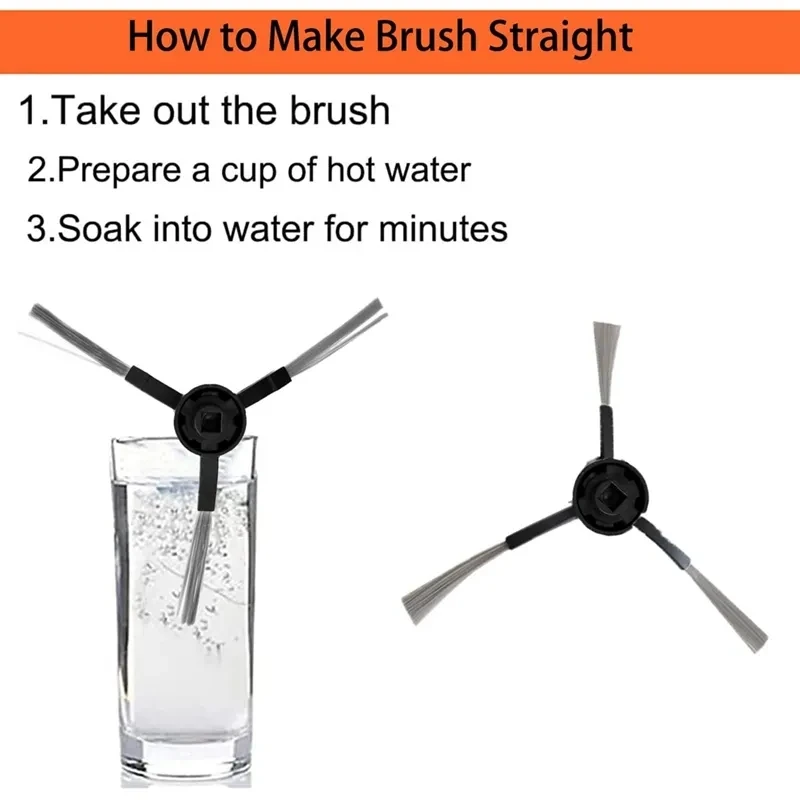 Replacement Accessories For WYZE Robot Vacuum Cleaner WVCR200S, Main Side Brush Hepa Filters