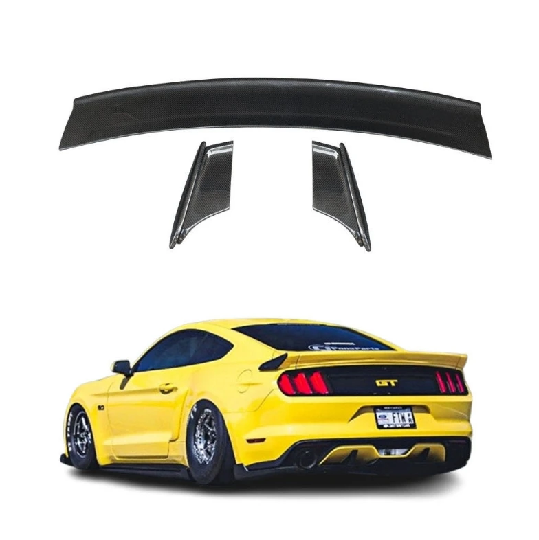 

Обновленный комплект кузова из углеродного волокна для 15-up Ford Mustang, идеально подходит для хвостового крыла, спойлер Mustang, автомобильные аксессуары, высокое качество