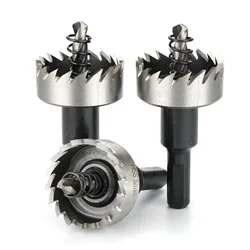 1PC HSS Hole Saw 12-120mm High Speed Steel Hole Opener Mandrel Tool Setfor Thin Metal Drilling Metalworking