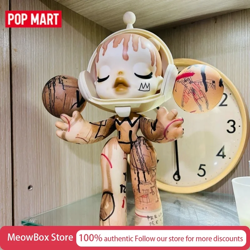 

Popmart Skullpanda Jean-Michel Basquiat 400% Mega Collectible Art Toy Figure 33cm Desktop Decor For Art Enthusiasts Toy Collecto