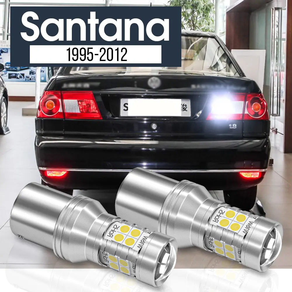 

2pcs LED Backup Light Reverse Lamp Blub Canbus Accessories For VW Santana 1995-2012 2002 2003 2004 2005 2006 2007 2008 2009 2010