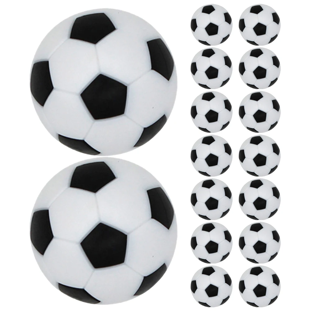 

16pcs Foosball Machine Table Balls Replacement Foosballs Football Accessories for Tabletop Soccer HIPS Material Mini Soccer