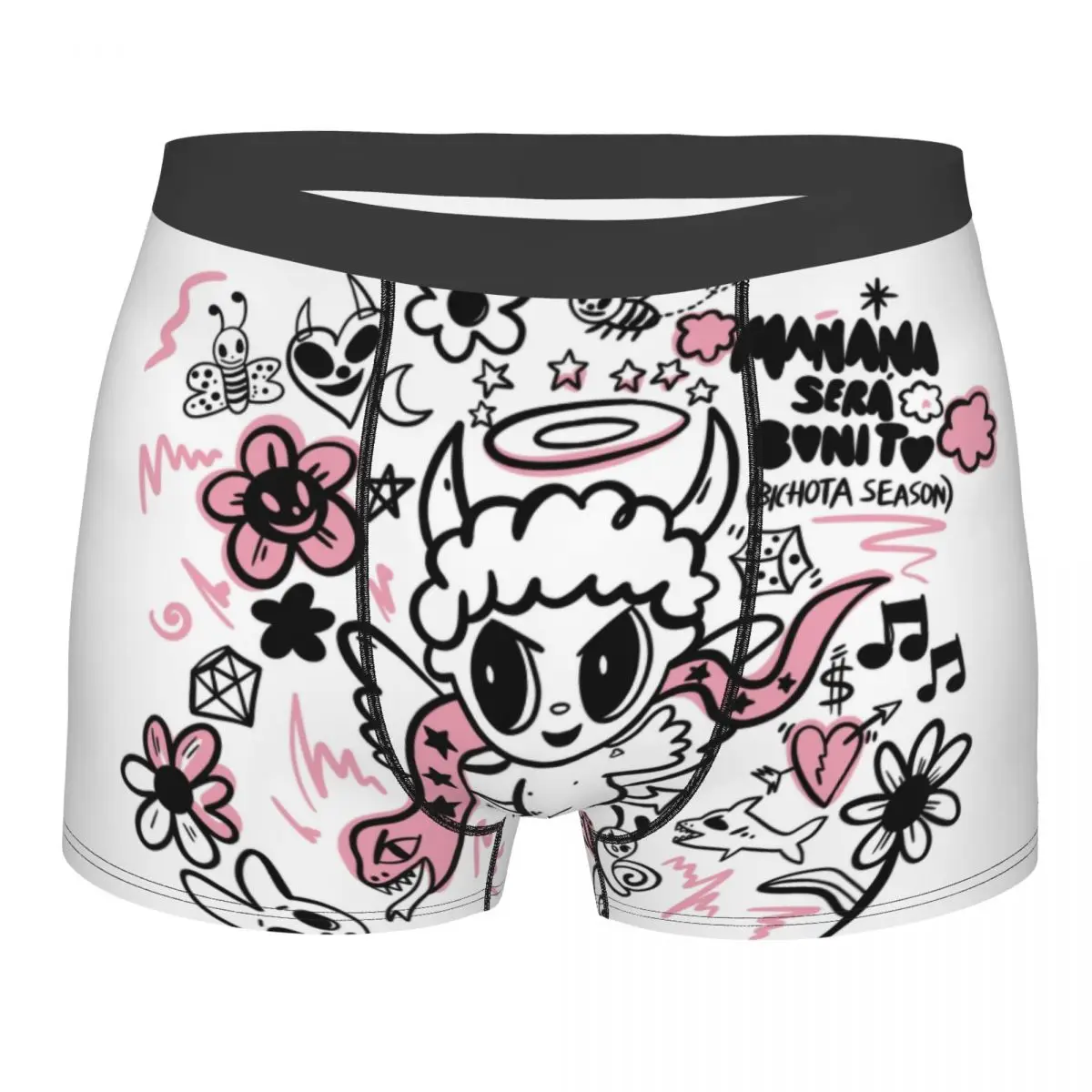 

Reggae Ainger Karol G Bichota Season Underwear Men Sexy Printed Customized Boxer Shorts Panties