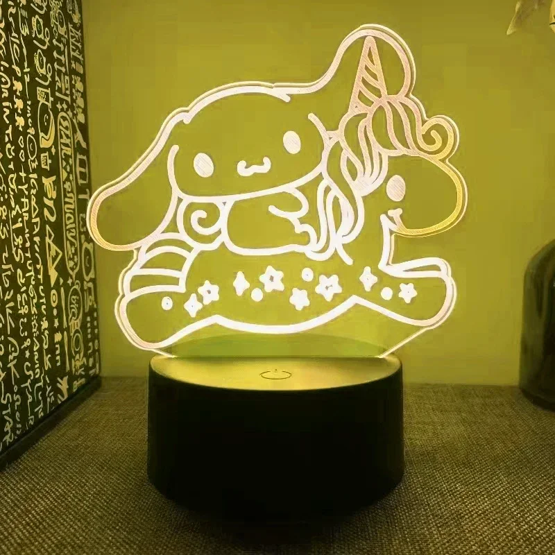 Jar Apanhador de Sonhos Kawaii, 3D Luz Noturna, Decoração de Luzes Do Quarto da Minha Melodia Hello Kitty para Meninas, Presente Quente