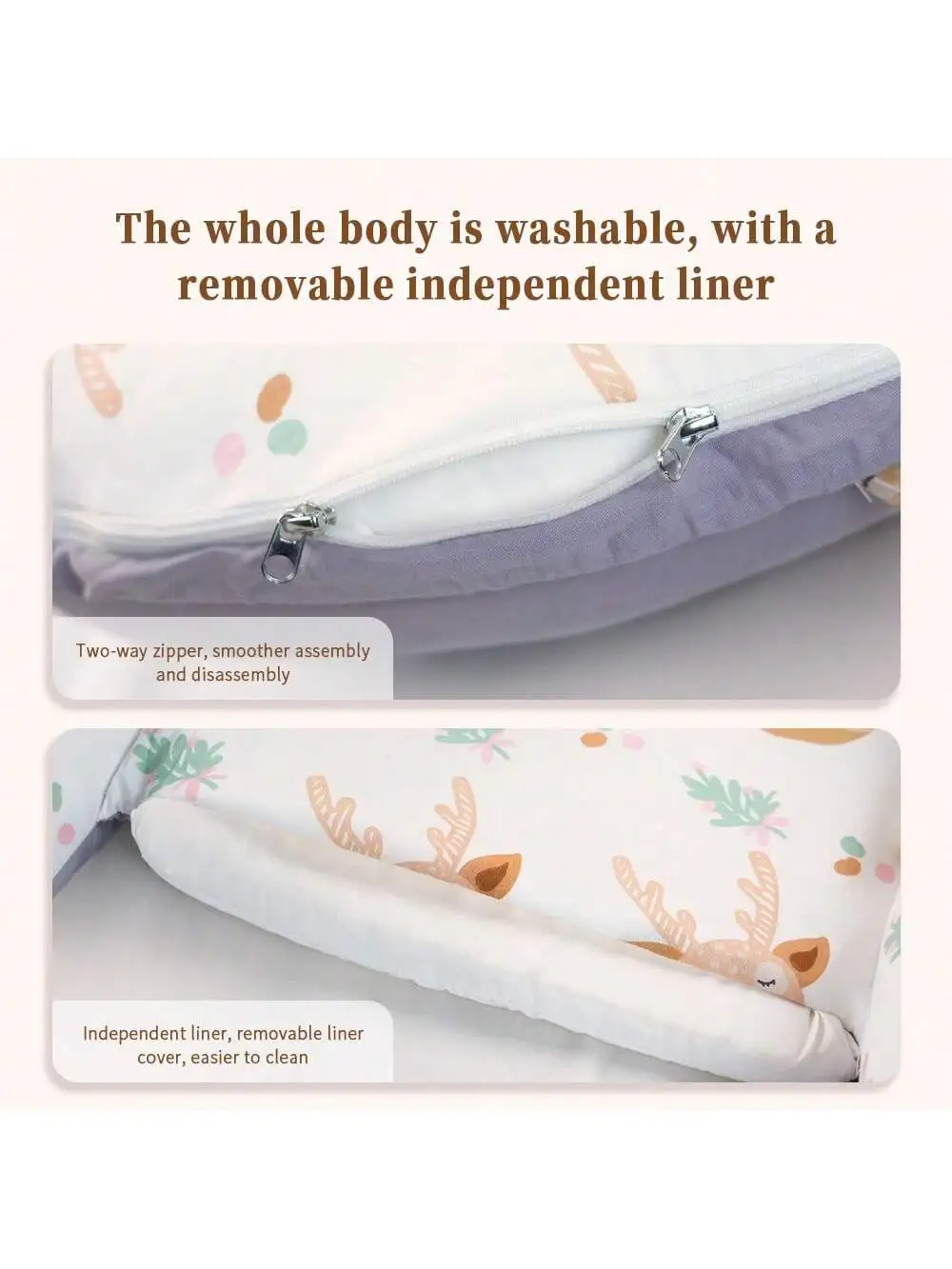 Baby Nest Portable Newborn Travel Bed Breathable Baby Lounger For Boys Girls Infant Carrycot