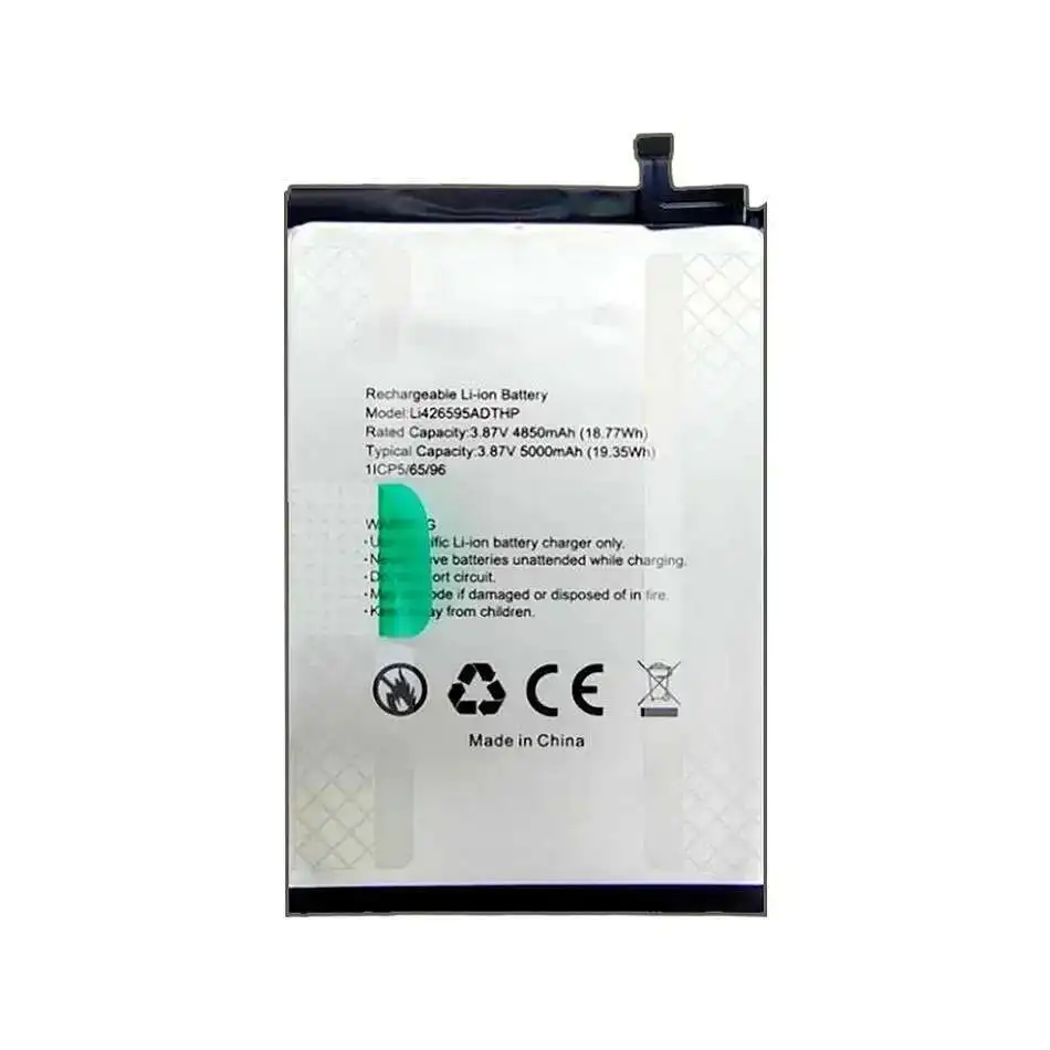 بطارية هاتف محمول عالية السعة 5000 مللي أمبير في الساعة لهاتف Blackview Oscal Tiger 12 Li426595adthp Vgotel Note 24 صديقة للبيئة #2