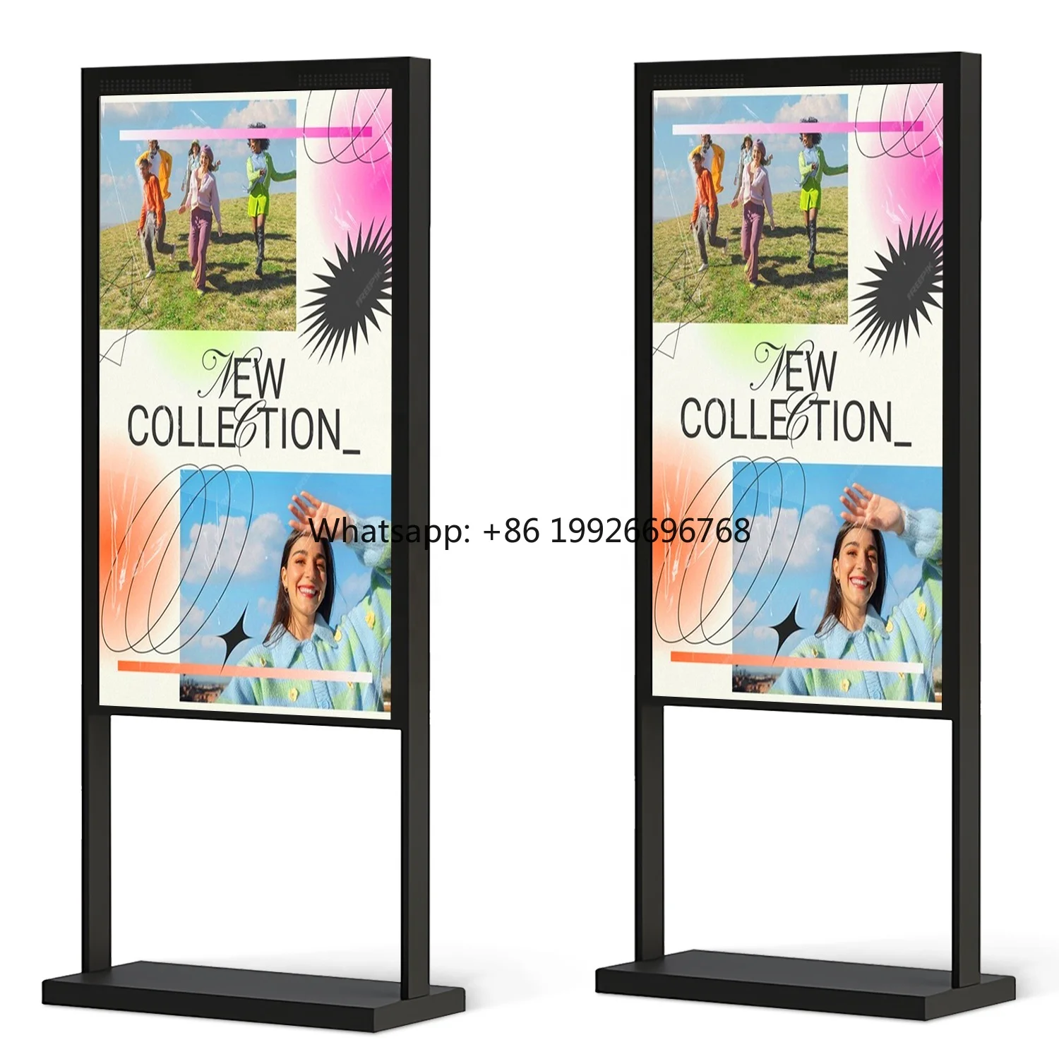 43-дюймовые и 55-дюймовые наружные