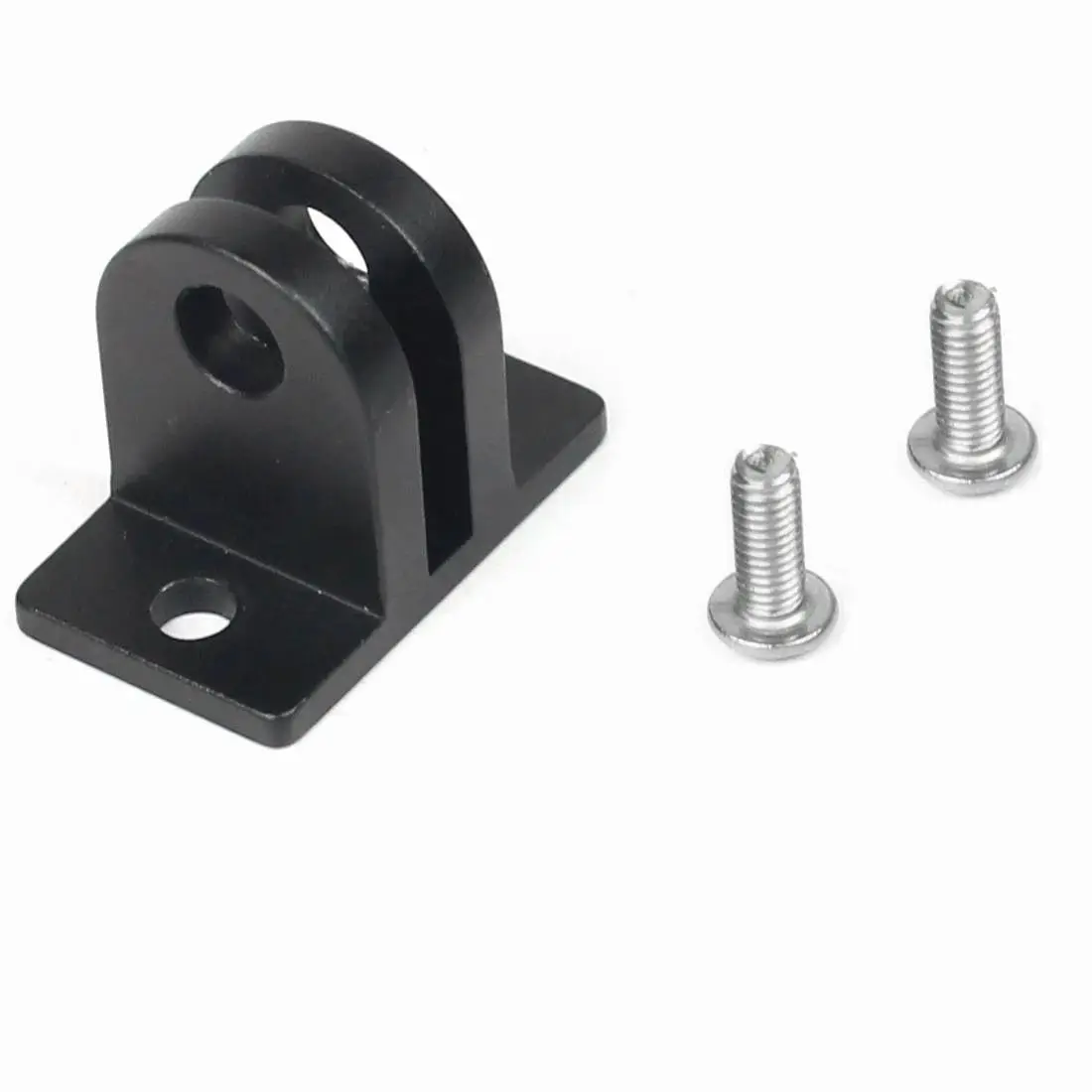 Mini Statief Adapter Aluminium 2x M3 Schroeven Vaste Seat Mount Voor Gopro Hero 8 7 6 5 Yi Voor dji Osmo Voor Camera Kooi Beugel