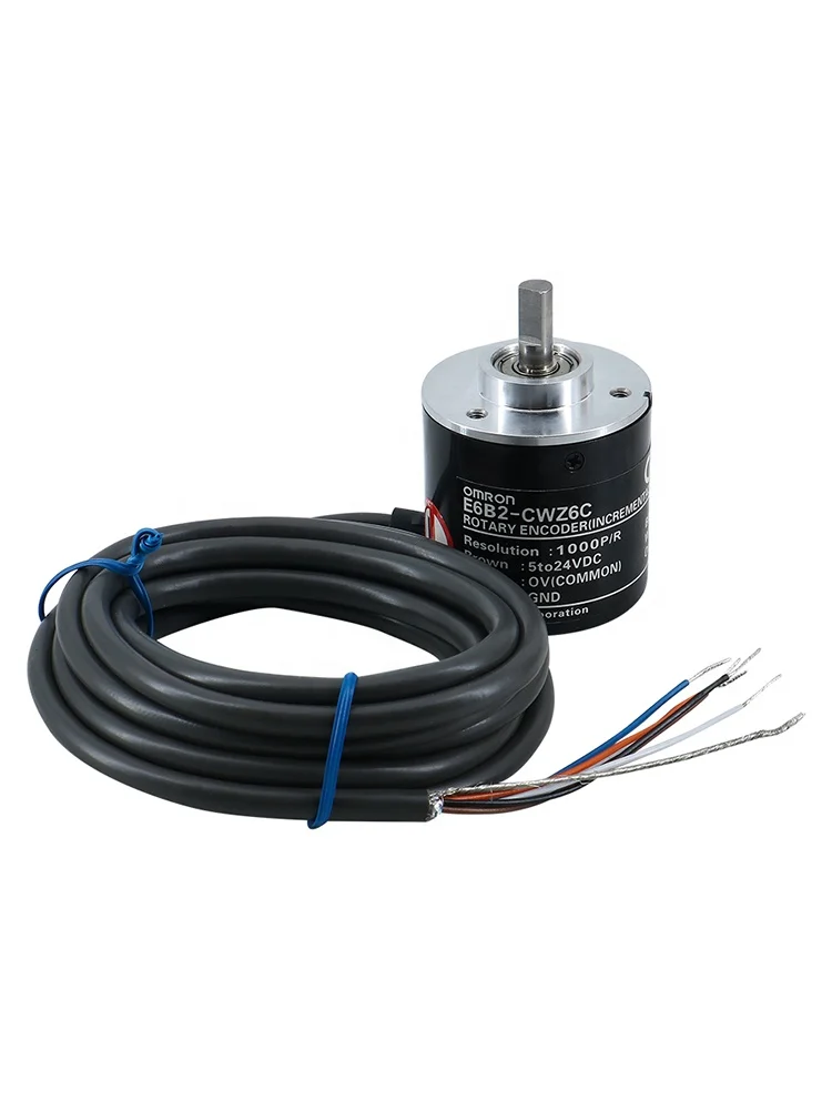100PR 200PR 360PR 500PR 1024PR 2000PR 2500PR E6B2-CWZ6C 100KHz 80mA Incremental Encoder Rotary Encoder