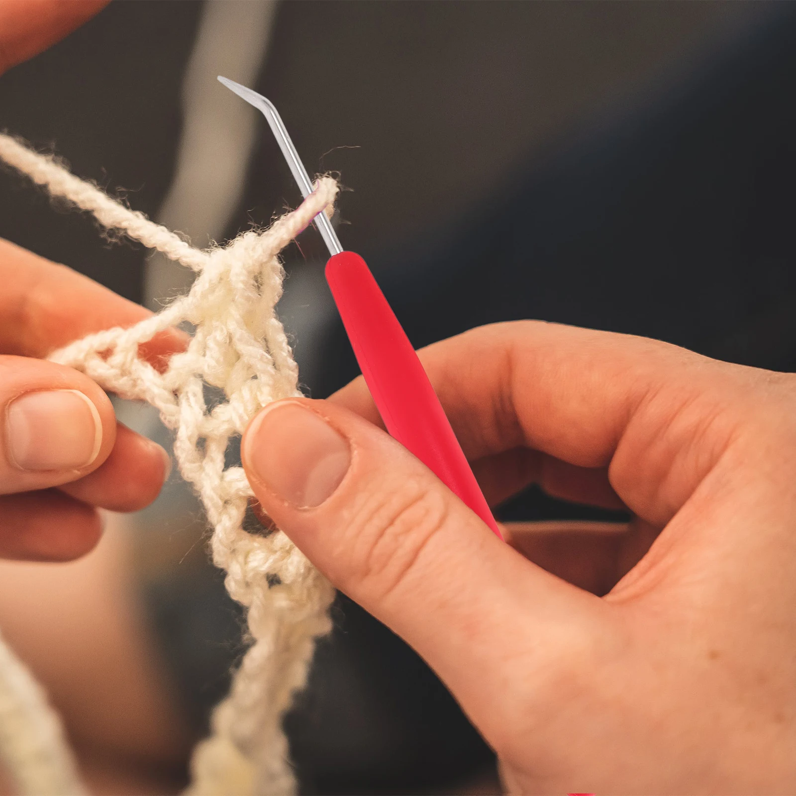 

15 шт., крючки для вязания, красочные пластиковые ручки, наконечник из нержавеющей стали для шарфа, шапки, перчаток, свитера, набор инструментов для вязания крючком