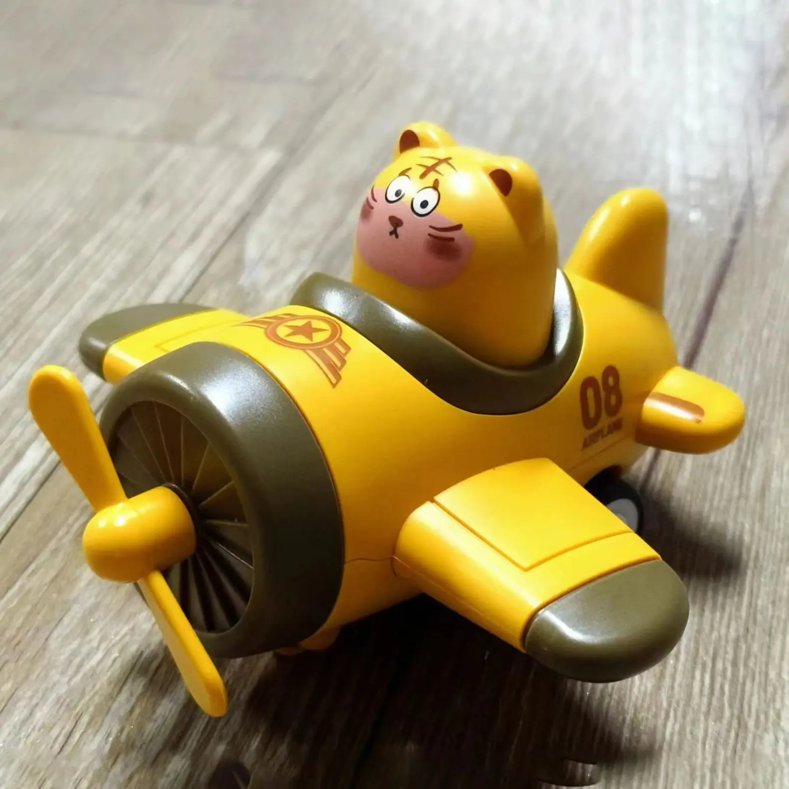 children\'s baby toys press forward animal cartoon airplane model with wheels inertia toys gifts for boys and girls 3-9 years old