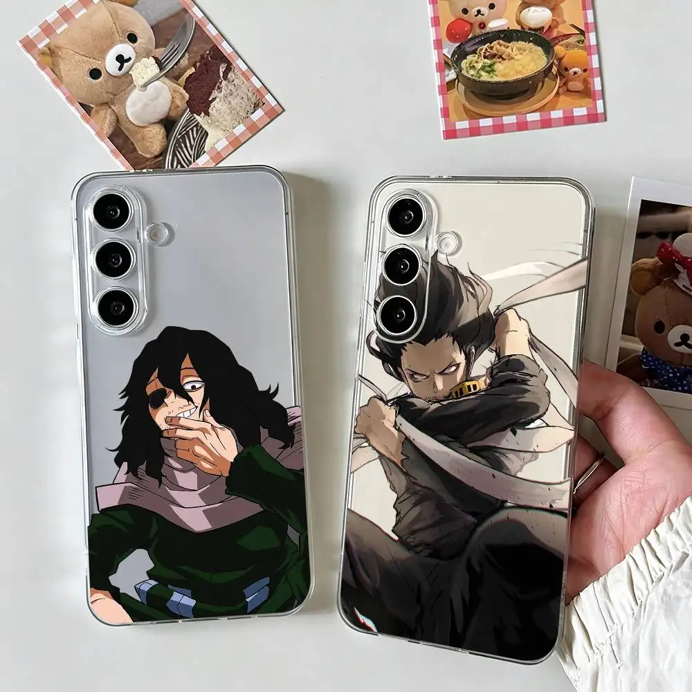Funda de teléfono MHA Aizawa Shota para SamsungA10,12,20,21S,30,31,40,50,51,52,70,71, funda transparente