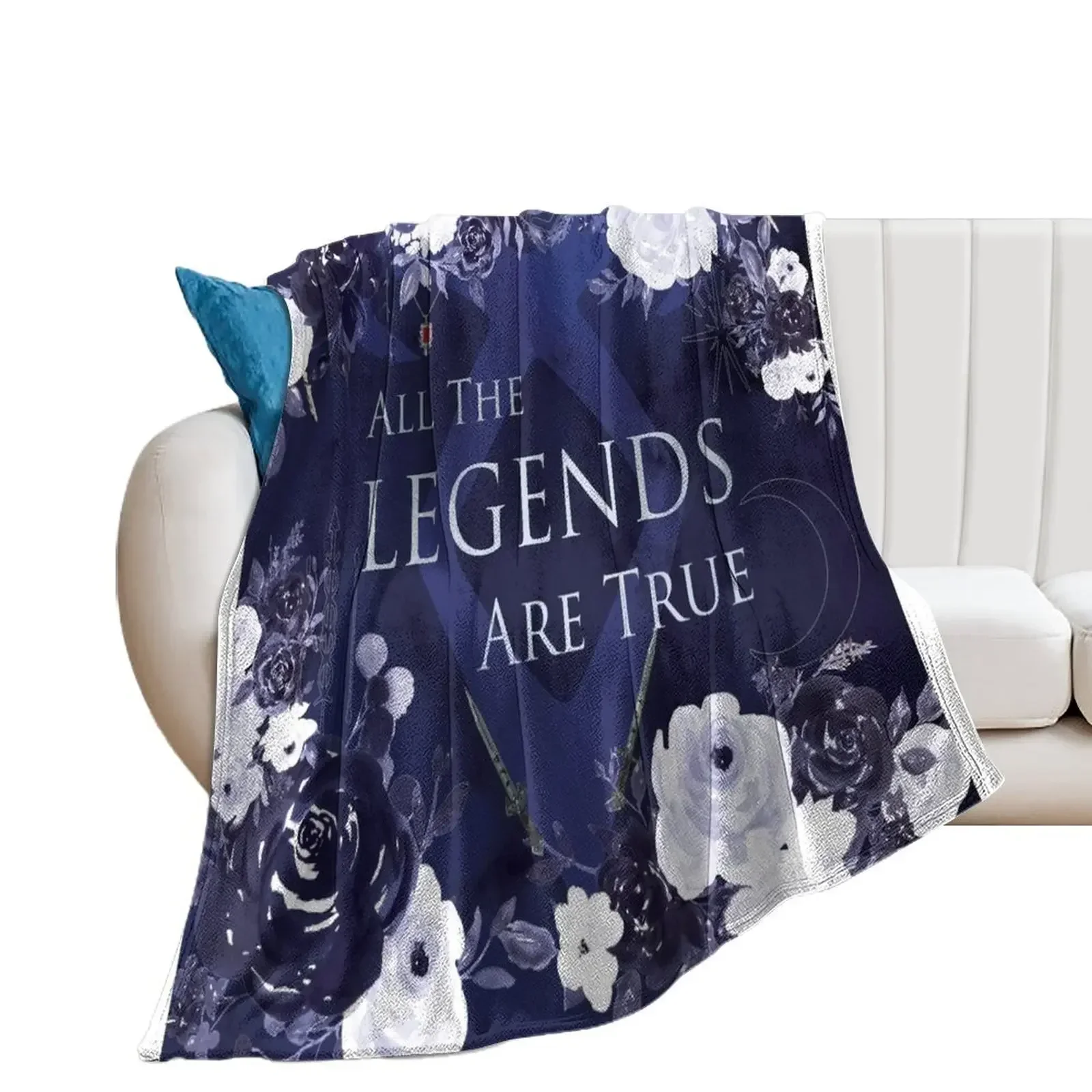 

Legends Throw Blanket Decorative Sofa Summer Beddings Retros Polar Blankets