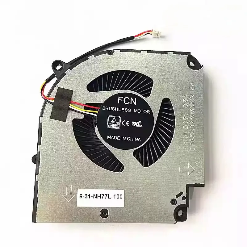

New for Clevo NH70RC NH70RCQ NH70RD NH70RDQ NH77DCQ NH77DPQ CPU GPU Cooling Fan DC5V
