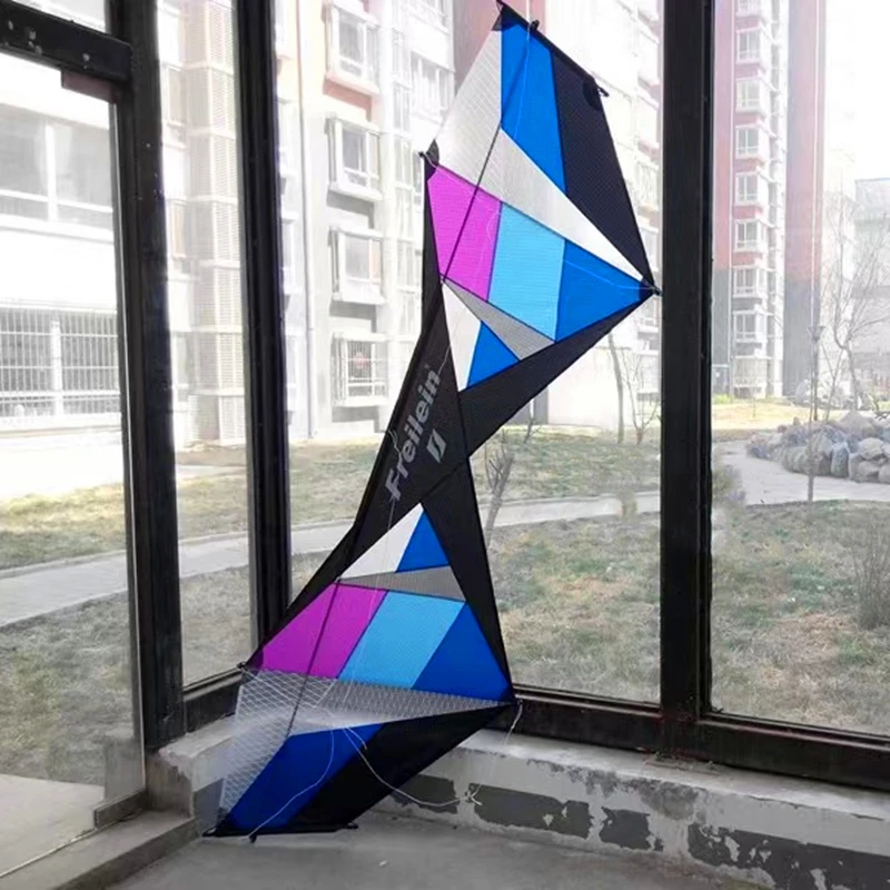 Freilein Kites โรงงาน Quad Line Stunt Kite Flying Walk In Sky เกมกลางแจ้งของเล่นกีฬา SPINNING TOP เชือก volantin Kite REEL