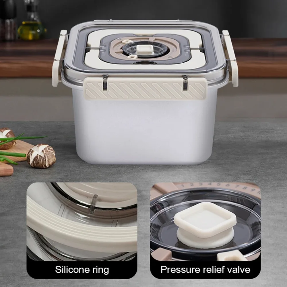 Food Storage Container Stainless Steel Airtight Leak Proof Meal Prep Box 3800ml Large Lunch Box Fridge Organizer Outdoor