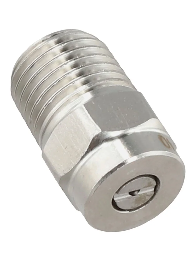 Garden Tool Cleaning Nozzle For Water Pipe Cleaning 0° 1/4 Thread 15° Cleaning Nozzle High Quality Spare Parts image 2