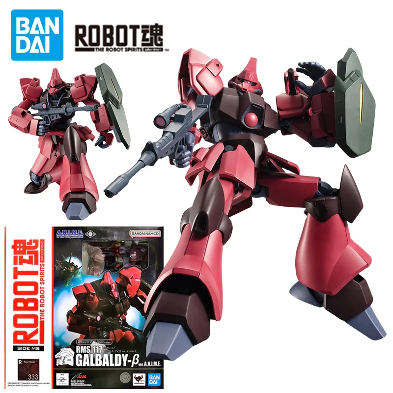 

Bandai Robot RMS-117 Galbaldy β Ver. Action Figures Mobile Suit Z Gundam Plastic Model Kit Gift Toys for Boys Original Box
