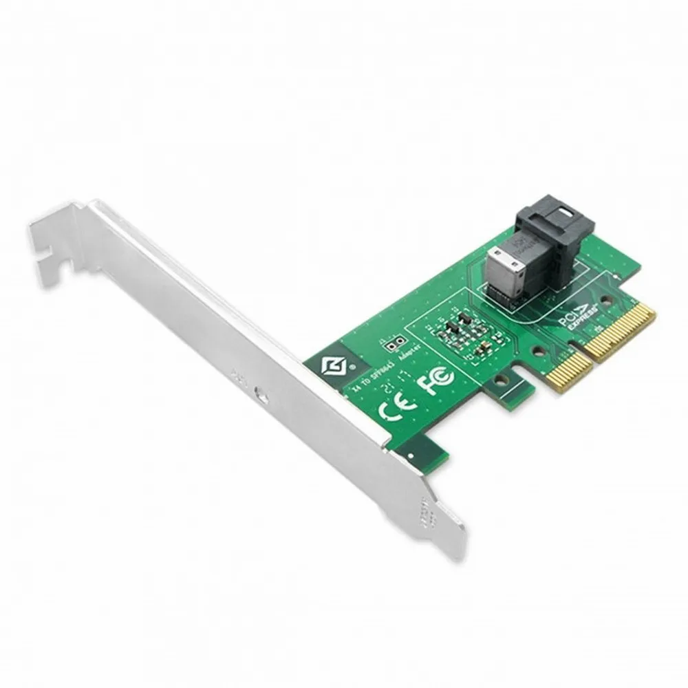 بطاقة محول U.2 من محول PCI-E 3.0 Express 4X إلى SFF-8643 لـ PCIe NVMe U.2 SSD على اللوحة الأم SSD 750 p3600 p3700