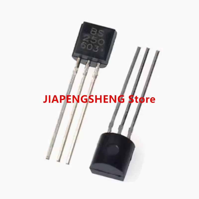 

10PCS BS250 directly inserted into TO-92 MOS fet 45 v 230 ma p-channel transistor