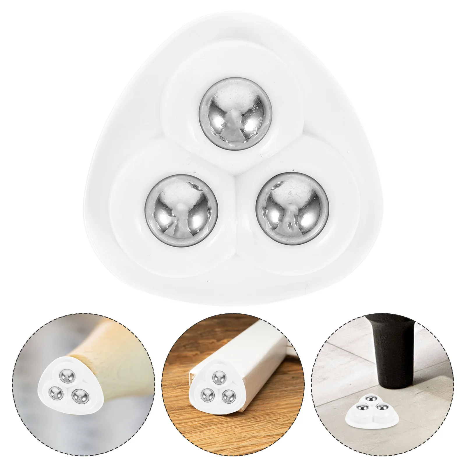 

16pcs Swivel Wheels Furniture Appliances Adhesive Universal Mini Plastic Strong Hold Adhesive Universal Casters No Drill