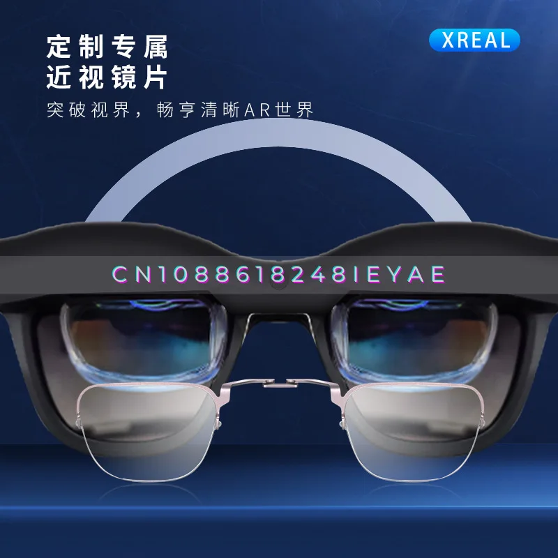 Applicable To XREAL Air/Air2/Air2 Pro Smart Glasses Myopia Astigmatism Hyperopia Lens Frame