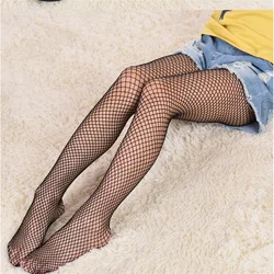Summer Girls Fashion Mesh Stockings Kids Baby Fishnet Black White Pantyhose For Children Tights Cheap Stuff With Free Shipping